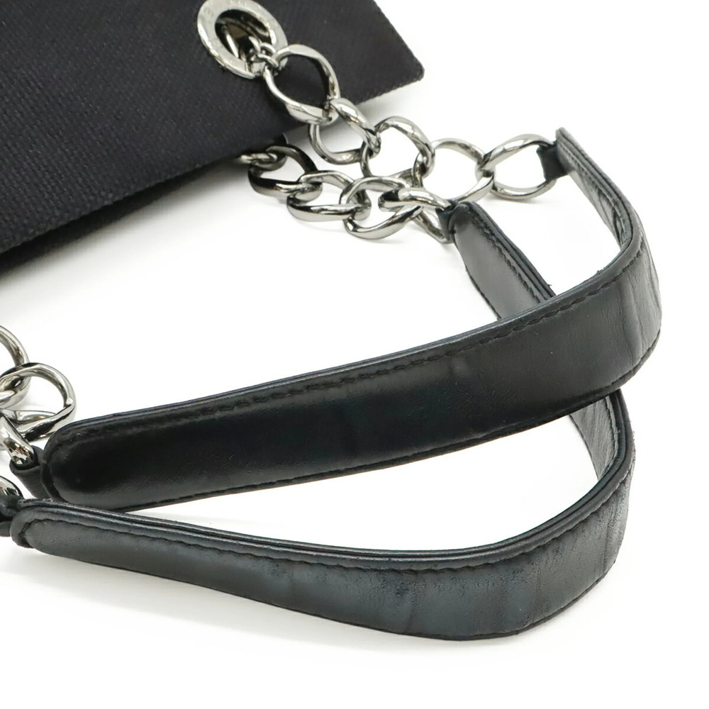 CHANEL Black Leather Tote Bag - Picture 6 of 10